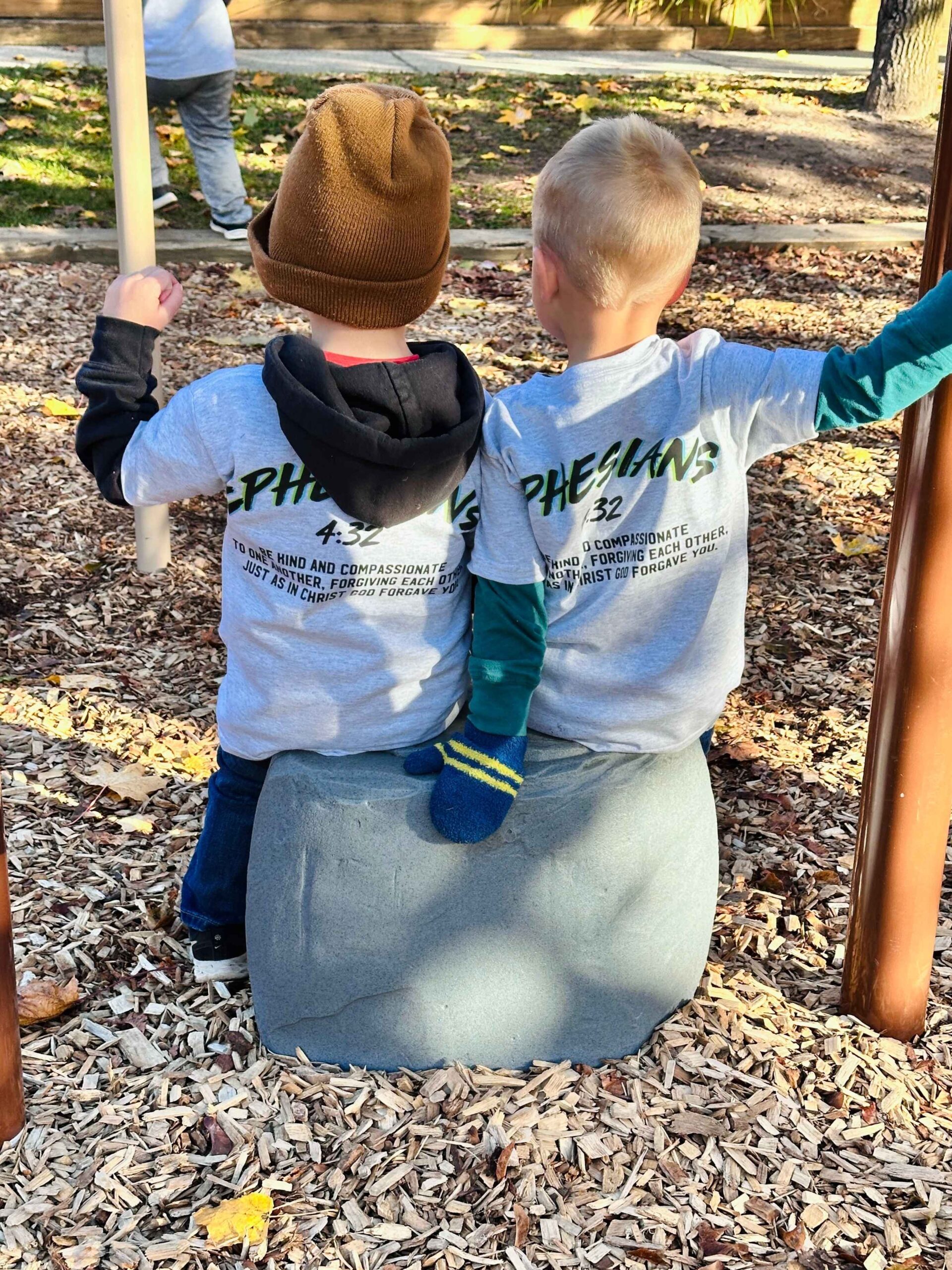Early childhood students learning together at West Side Christian School